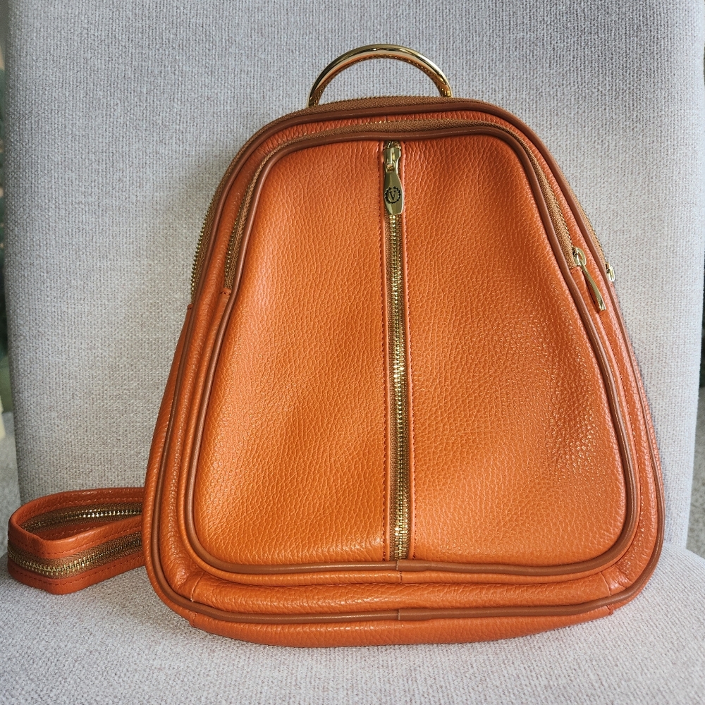Valentina Leather Convertible Backpack Purse
